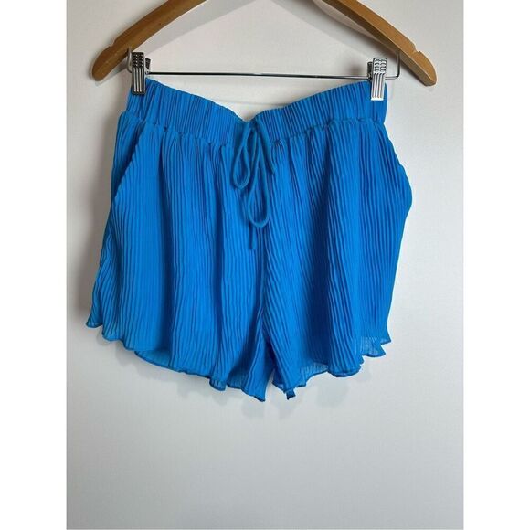 Blue Plisse Short set - Picture 7 of 9